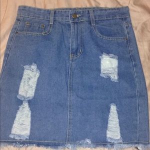 Jean skirt